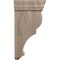 Ekena Millwork 3 1/2"W x 7 1/2"D x 14"H Extra Large Rojas Wood Corbel, Walnut CORW03X07X14RJWA - alternate 3